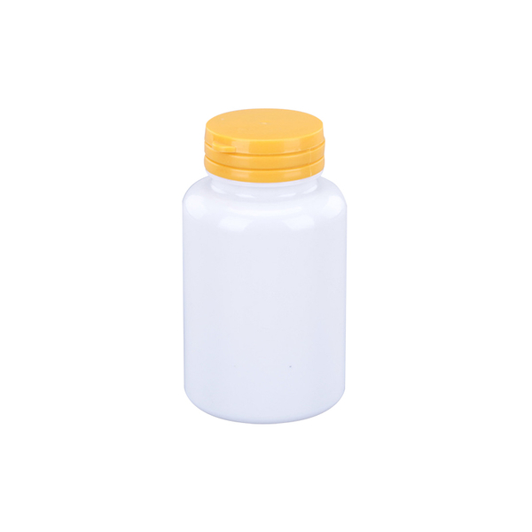 Botella de medicina PET personalizada de 175 ml con tapa de fácil extracción Botellas de xilitol Goma de mascar Botella de plástico PET-014