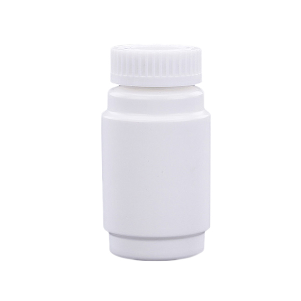 Frascos de píldora plásticos blancos vacíos de la medicina del hdpe de 160cc con el casquillo a prueba de niños