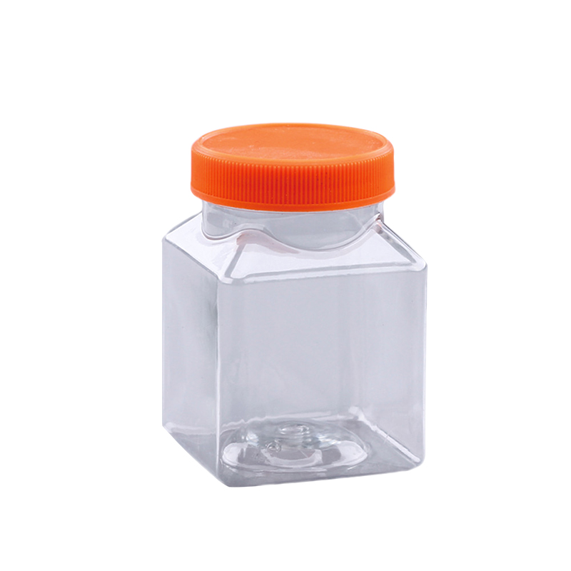 Tarro de plástico transparente para alimentos de grado alimenticio de 60 ml, tarro de plástico para alimentos, tarro de caramelo FD-022