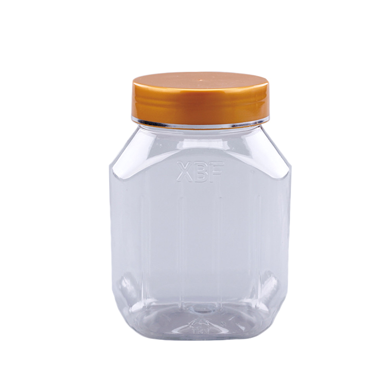 Tarro de plástico transparente para alimentos de grado alimenticio para mascotas de 100 ml, tarro de caramelo para envases de plástico FD-025