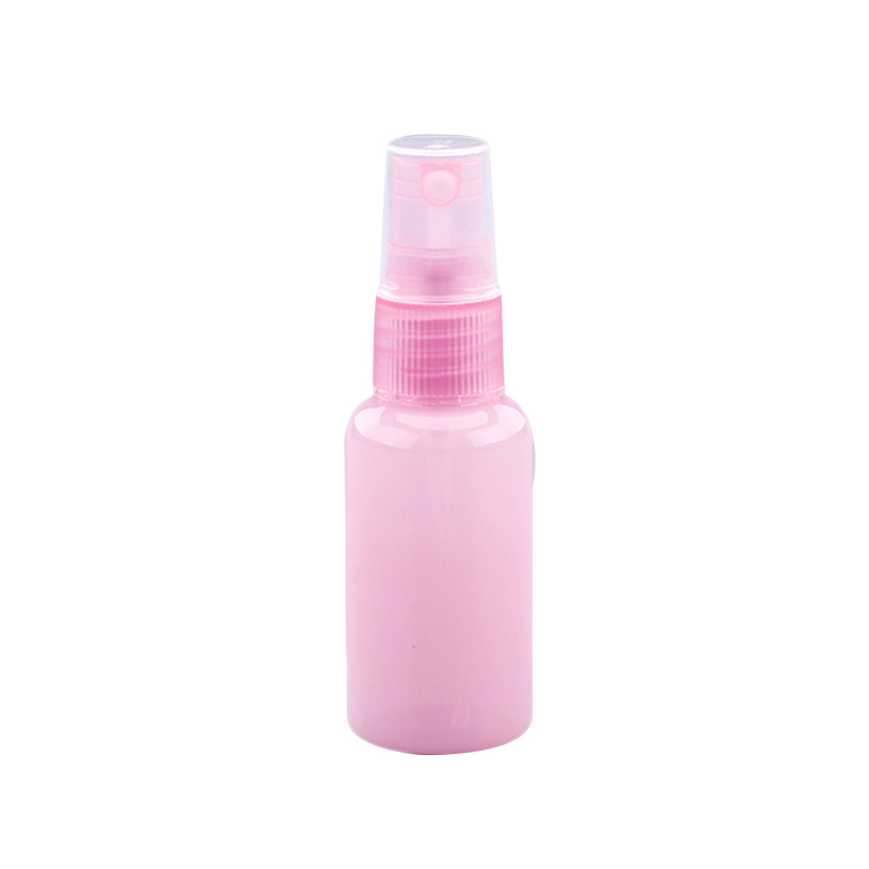 Botellas de spray de niebla de PET de perfume cosmético colorido rosa de 30 ml SP-021