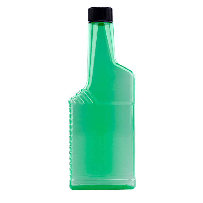 Botella de plástico de aceite de motor botella de aceite de motor de 350 ml contenedor de líquido de frenos botella de aceite de motor de cuello largo DY-003