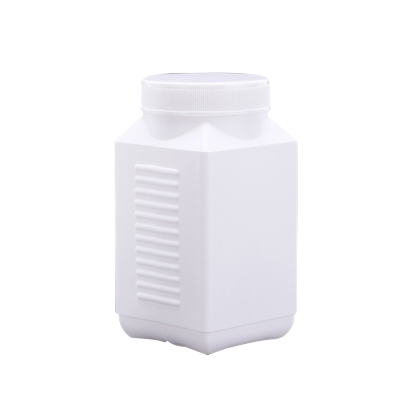 Tarro / contenedor de polvo de proteína de plástico PE de alta calidad de 500 ml PT-005